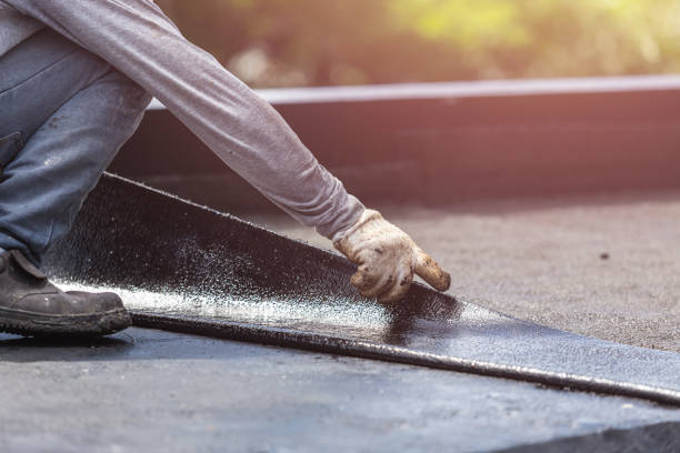Professional Waterproofing technician working in Chatham, NJ